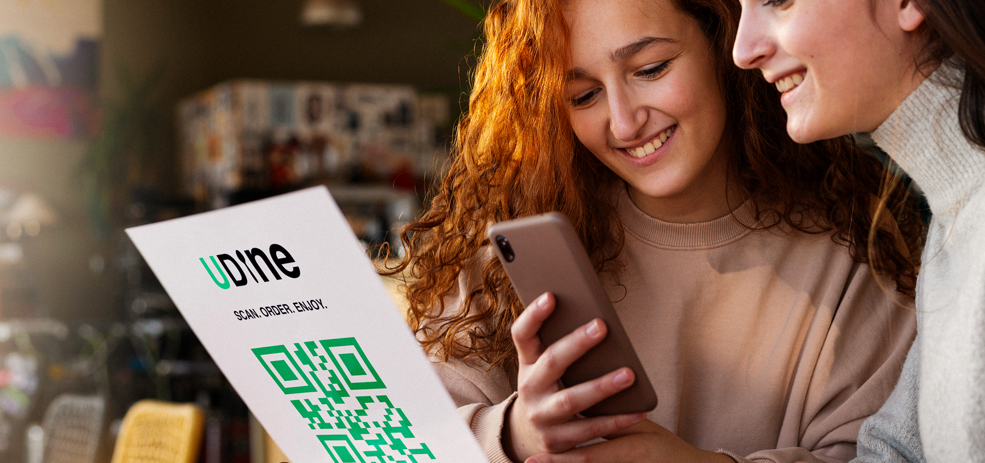 UDine restaurant ordering platform - QR code ordering system